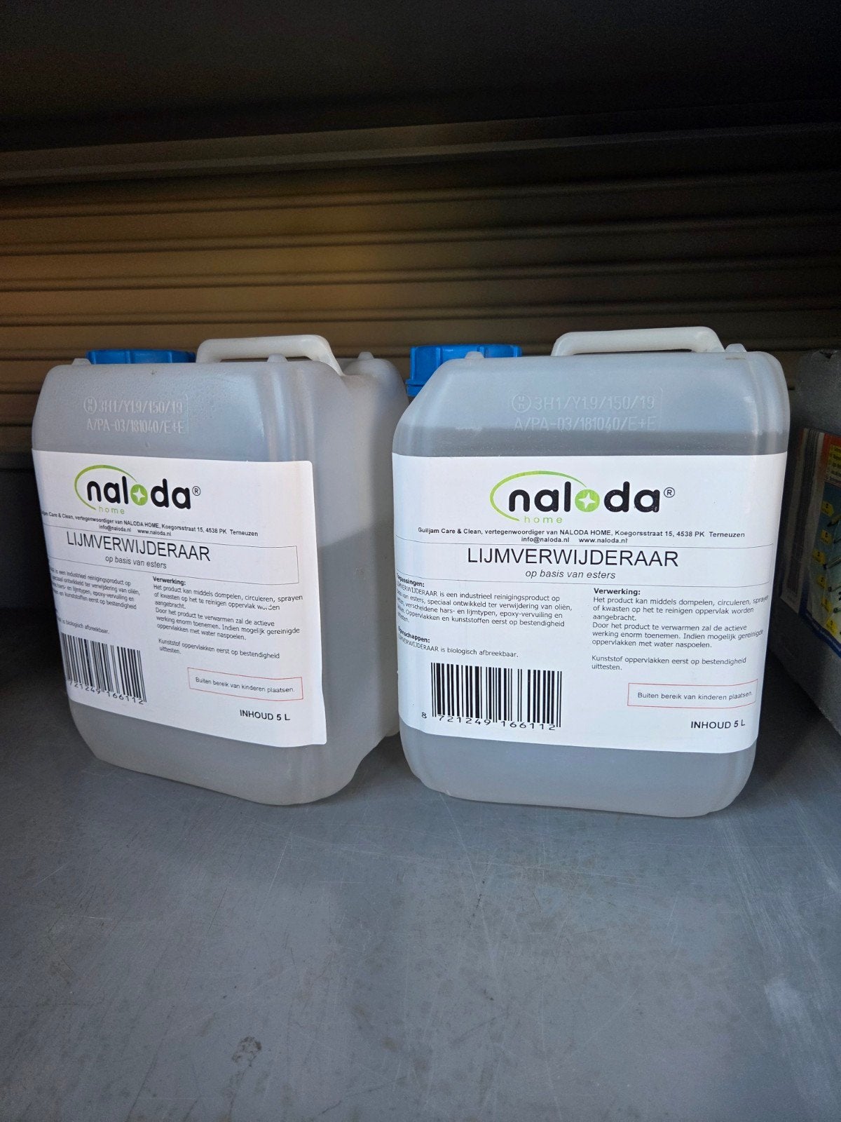 2 x Naloda Lijmverwijderaar - 5L op basis van esters, Ophalen, Nieuw