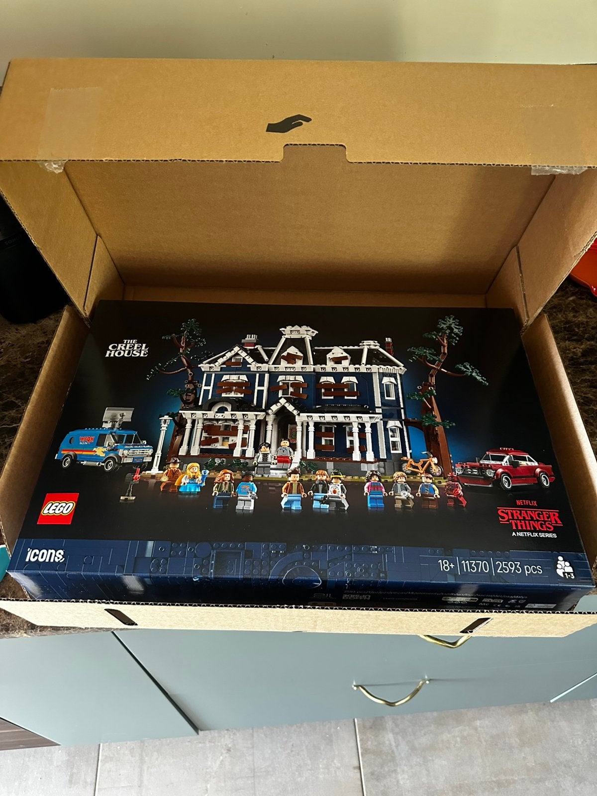 LEGO Stranger Things creel house 11370, Kinderen en Baby's, Speelgoed | Bouwstenen, Ophalen, Nieuw, Overige merken