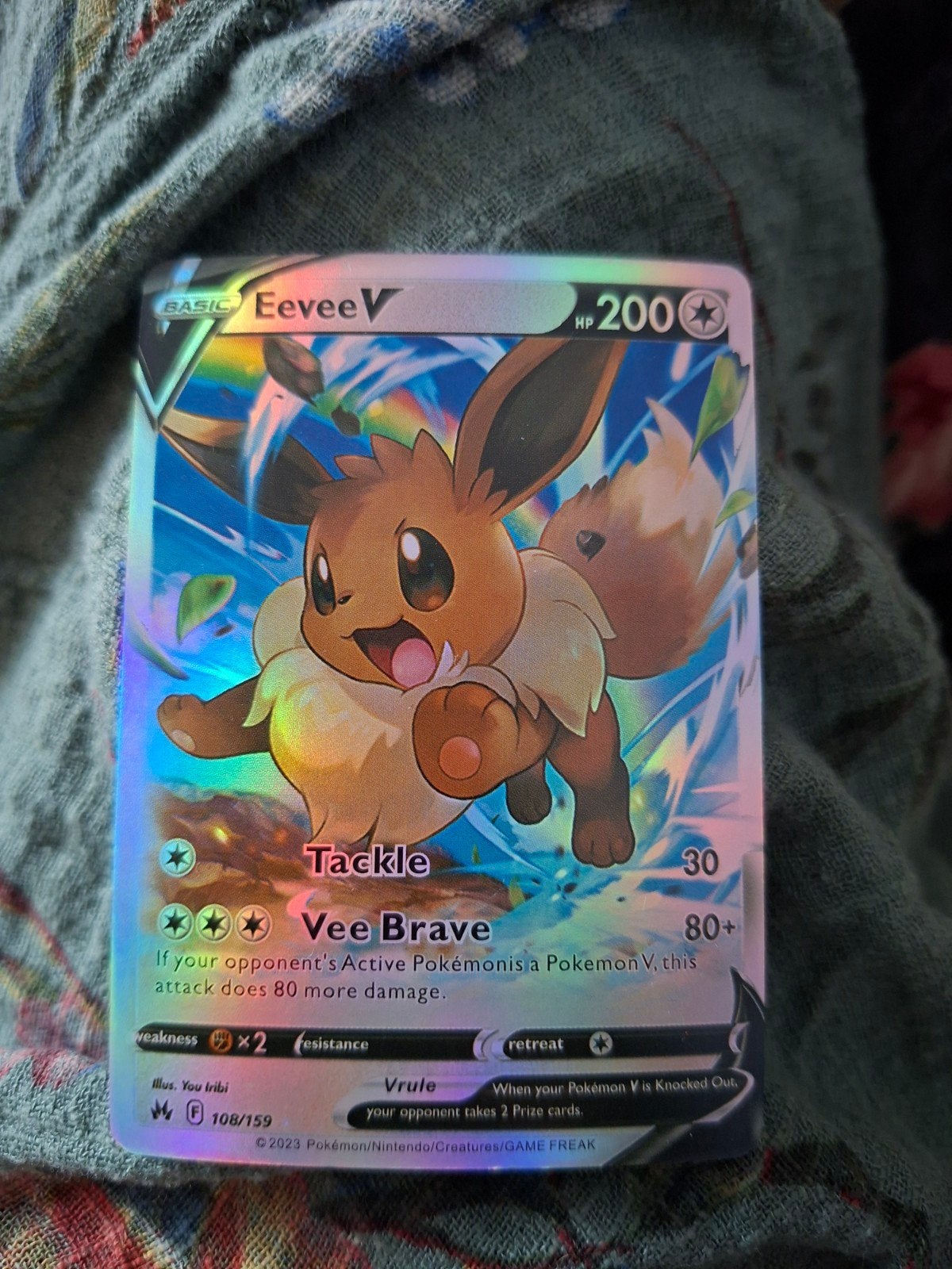 eevee, Ophalen of Verzenden, Zo goed als nieuw, Losse kaart