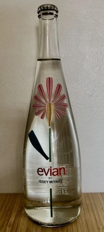 Sealed RARE Issey Miyake ontworpen fles voor Evian, Ophalen of Verzenden, Nieuw, Overige typen