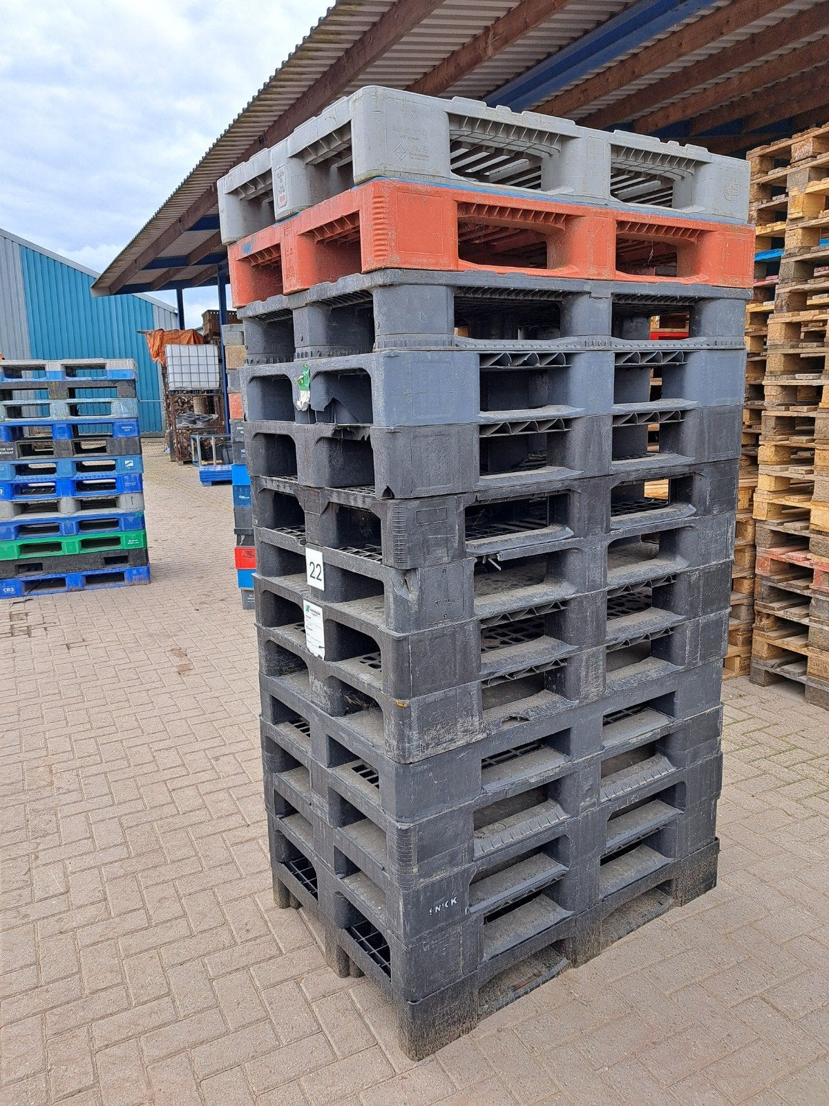 Kunstof pallets., 100 cm of meer, 60 cm of meer, Overige typen, Minder dan 35 cm