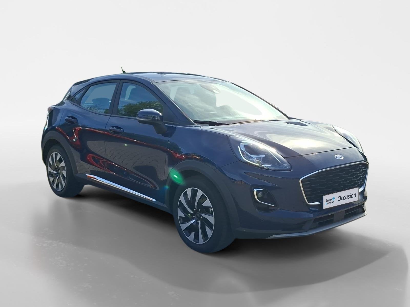 Ford Puma 1.0 EcoBoost Hybrid Titanium | Dealeronderhouden |, Voorwielaandrijving, 12 maanden, Euro 6, Blauw