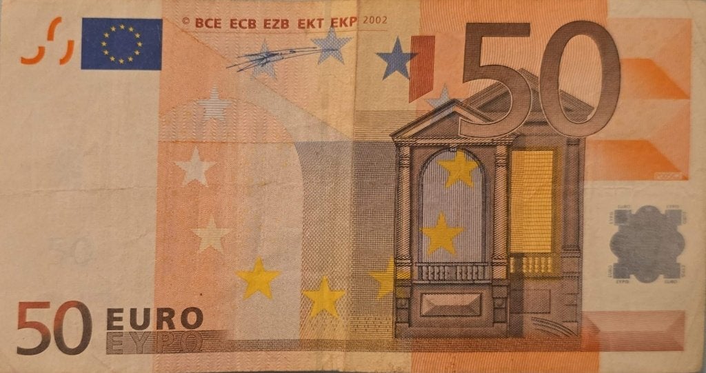 €50 biljet 2002 Duitsland X-serie Duisenberg eerste serie, Ophalen of Verzenden, Duitsland, 50 euro, Los biljet