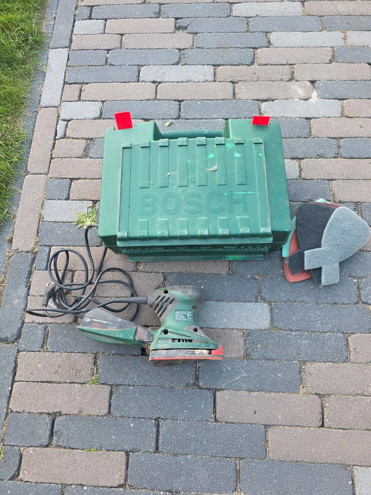 Bosch psm160a, Ophalen of Verzenden, Minder dan 600 watt, Vlakschuurmachine