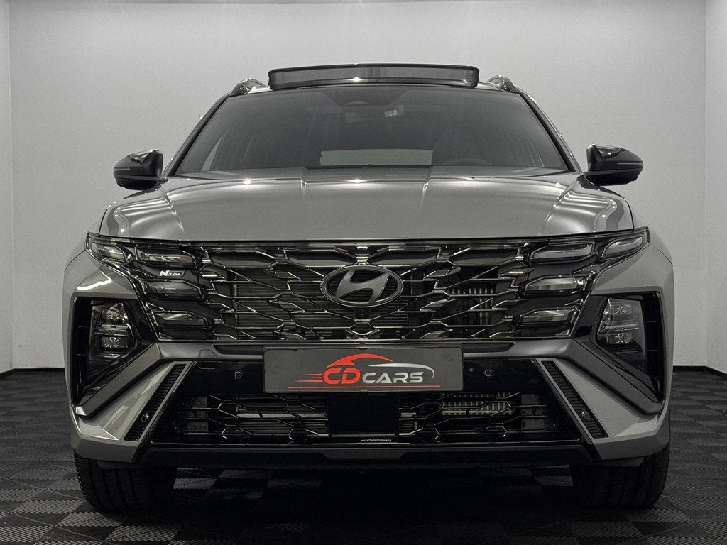 Hyundai Tucson 1.6 T-GDI PHEV Premium N-line Sky Pano, Half, Auto's, Hyundai, Gebruikt, 4 cilinders, Leder en Stof, Bedrijf