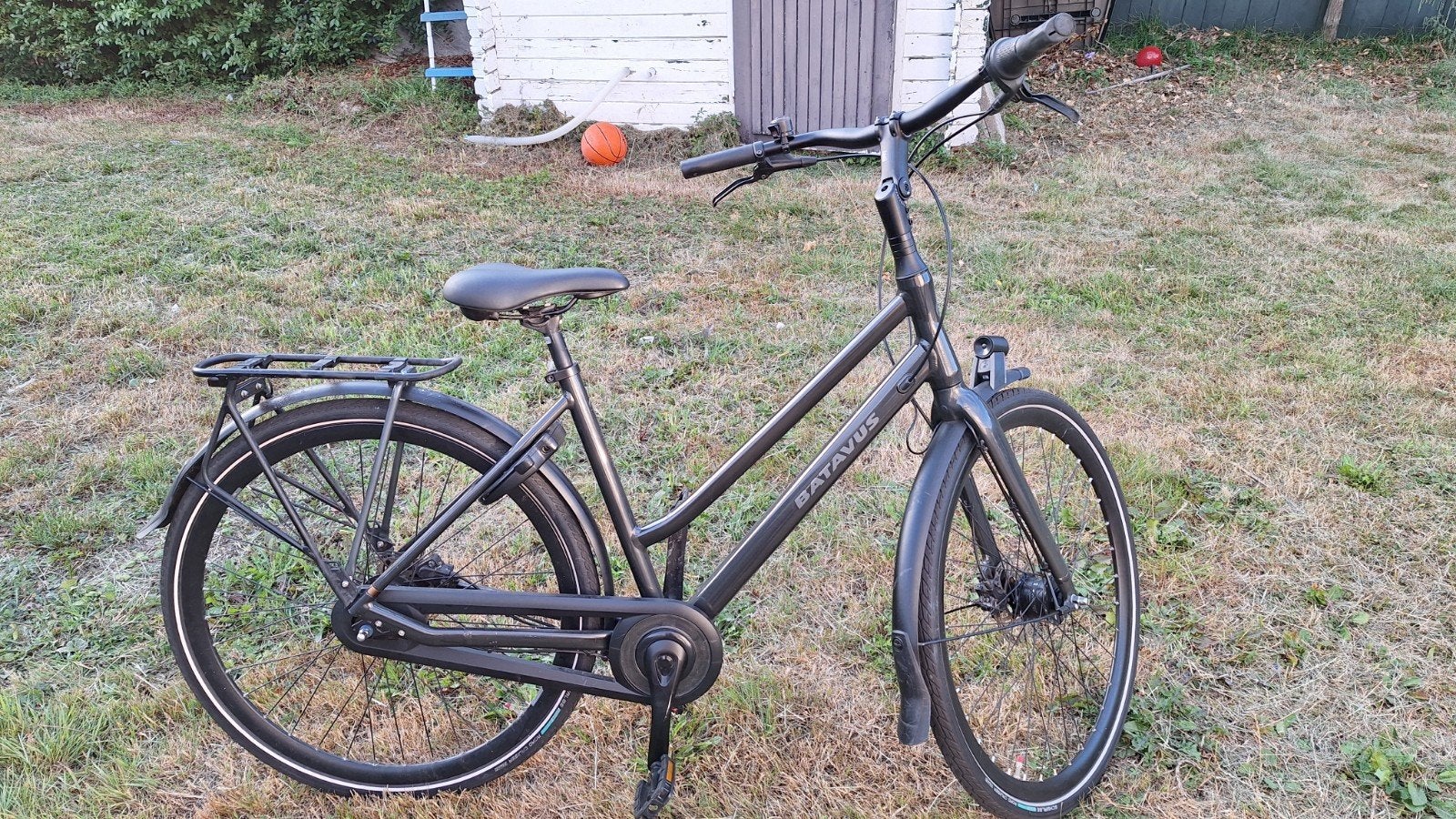 Mooie donkergrijze Batavus dinsdag fiets 28 inch, frame 53, Ophalen, Versnellingen, Batavus, 53 tot 56 cm