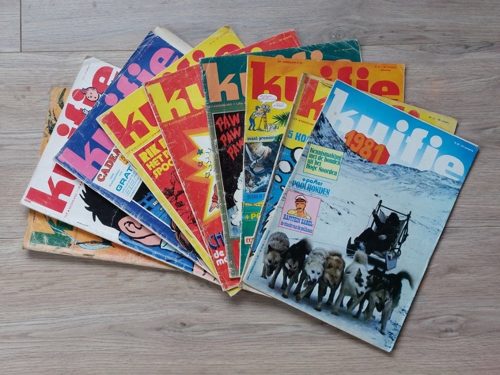 Kuifje - 9 weekbladen, Boeken, Strips | Comics, Meerdere comics, Ophalen of Verzenden, Gelezen, Amerika