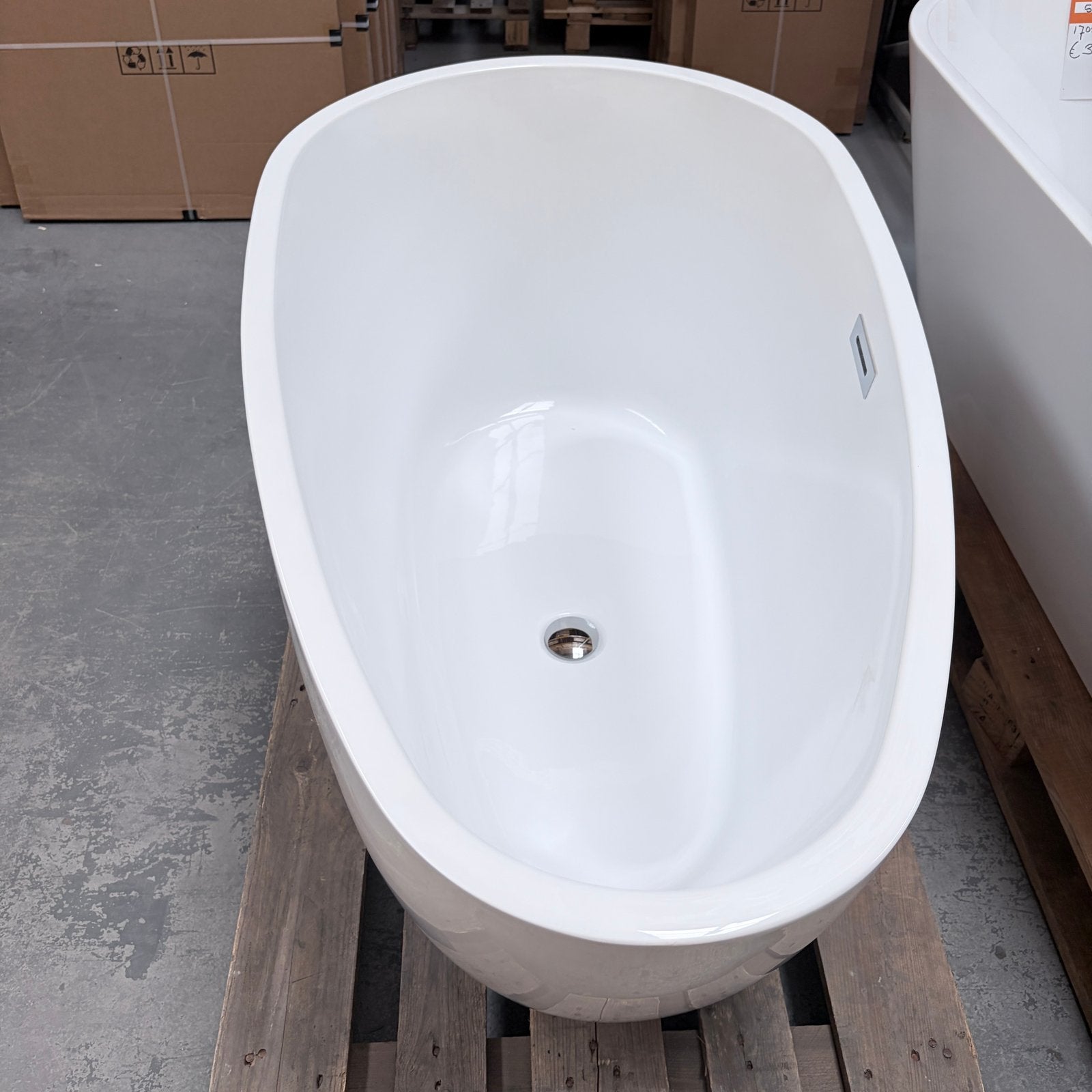 Compact klein ligbad voor badkamer 130x70x60 cm bad nr508, Ophalen of Verzenden, Nieuw