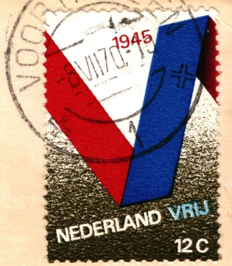 802374 Voorthuizen Gld 1970 Dennenoord  zegel Bevrijding, Ophalen of Verzenden, 1960 tot 1980, Gelopen, Gelderland