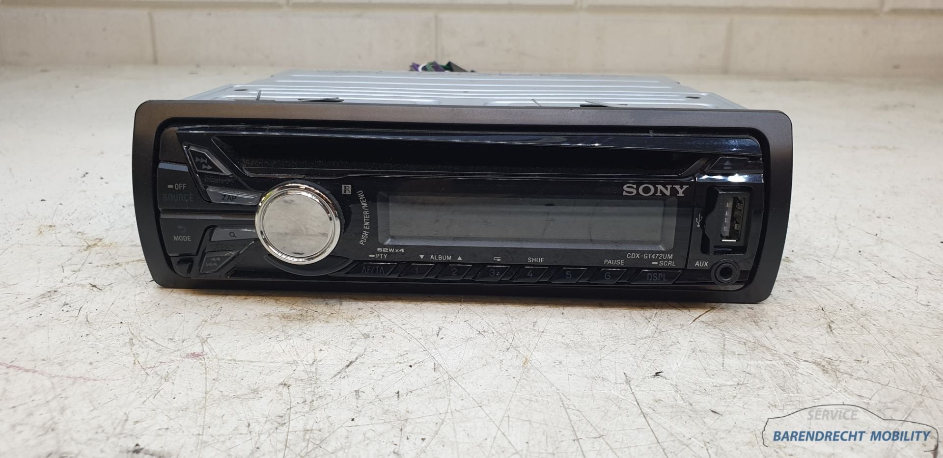 Sony Radio CD USB speler CDX-GT472UM Subwoofer 52Wx4 1din or, Info@fabrikant.eu, Fabrikantstraat 1
1000 AA  Amsterdam, NL, Ophalen of Verzenden