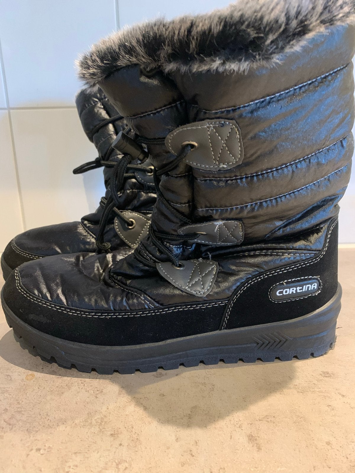Cortina Snowboots Maat 41 - Zwart,  nieuw., Kleding | Dames, Zwart, Snowboots, Nieuw, Ophalen of Verzenden