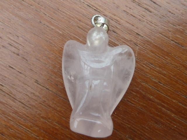 Hanger engel van Roze kwarts, Ophalen of Verzenden, Nieuw