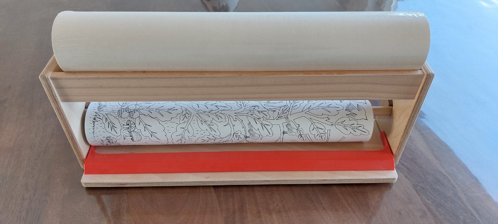 Papierrolhouder / tekenrolhouder met tekenpapier, Ophalen of Verzenden, Nieuw