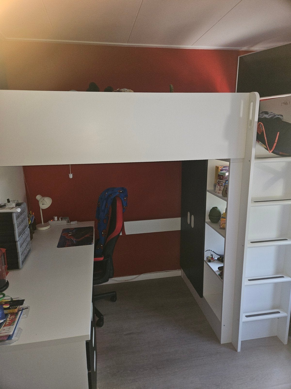 IKEA STUVA Hoogslaper met bureau en matras, Ophalen of Verzenden