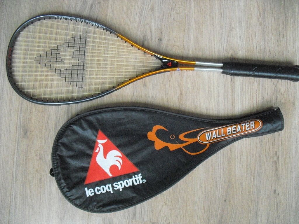 Squash racket Le Coq Sportif 9903 Wall Beater als nieuw, Sport en Fitness, Squash, Ophalen of Verzenden, Zo goed als nieuw, Racket