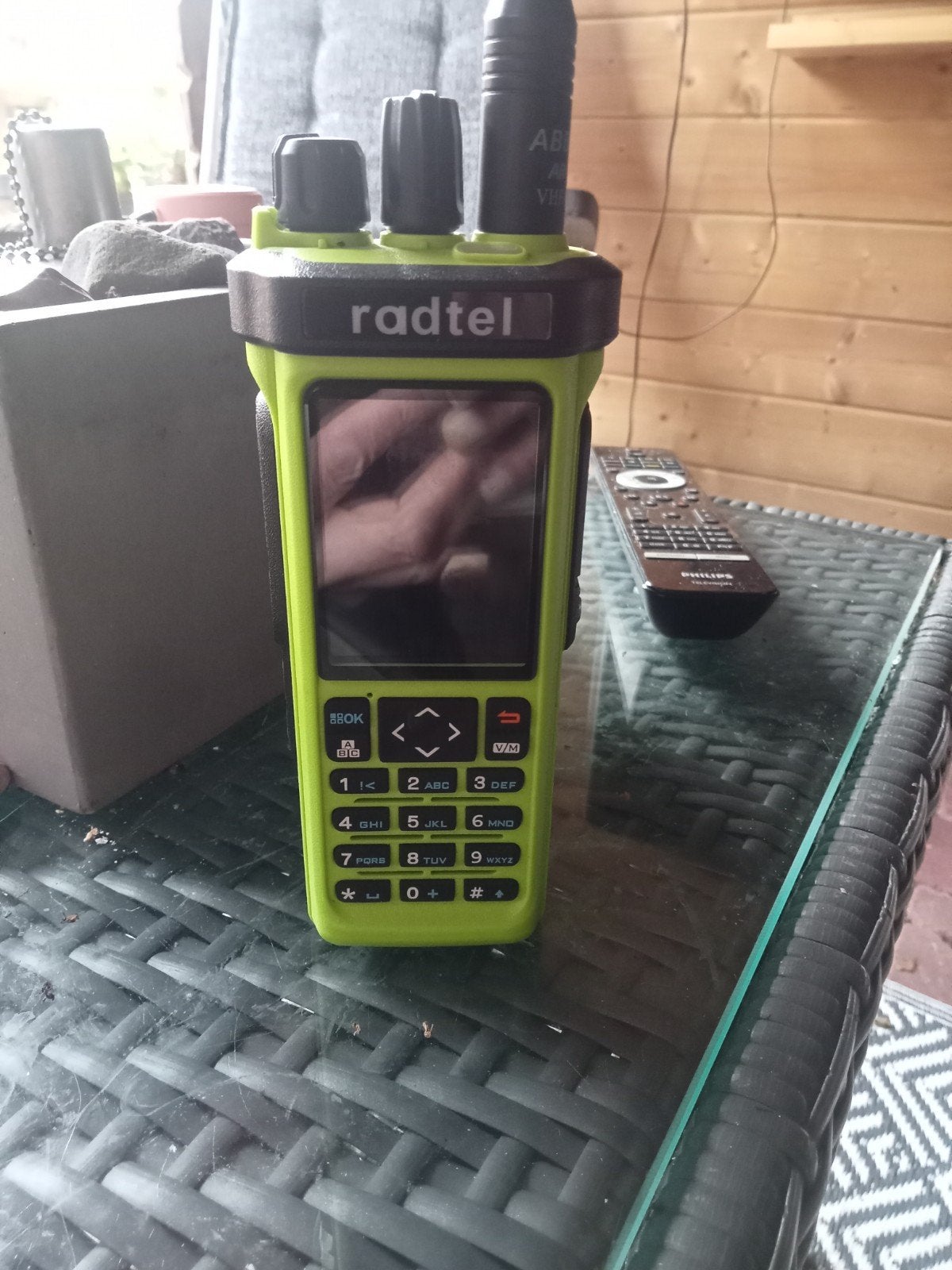 Radtel rt 950 pro groen, Ophalen of Verzenden, Zo goed als nieuw