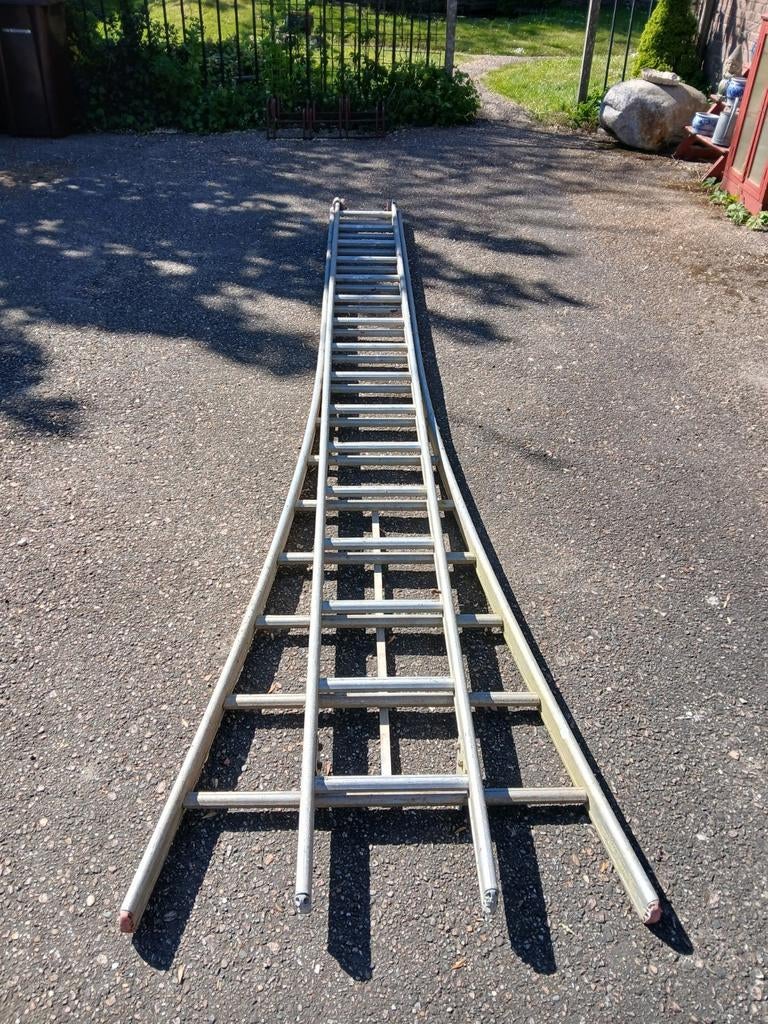Tweedelige lader, Ophalen, Gebruikt, Ladder, Opvouwbaar of Inschuifbaar