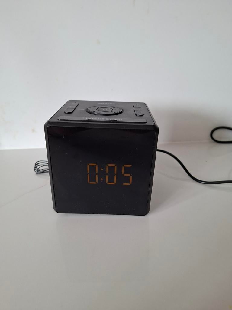 Philips TAR 4500FM Wekkerradio, Witgoed en Apparatuur, Wekkers, Ophalen of Verzenden, Zo goed als nieuw, Digitaal