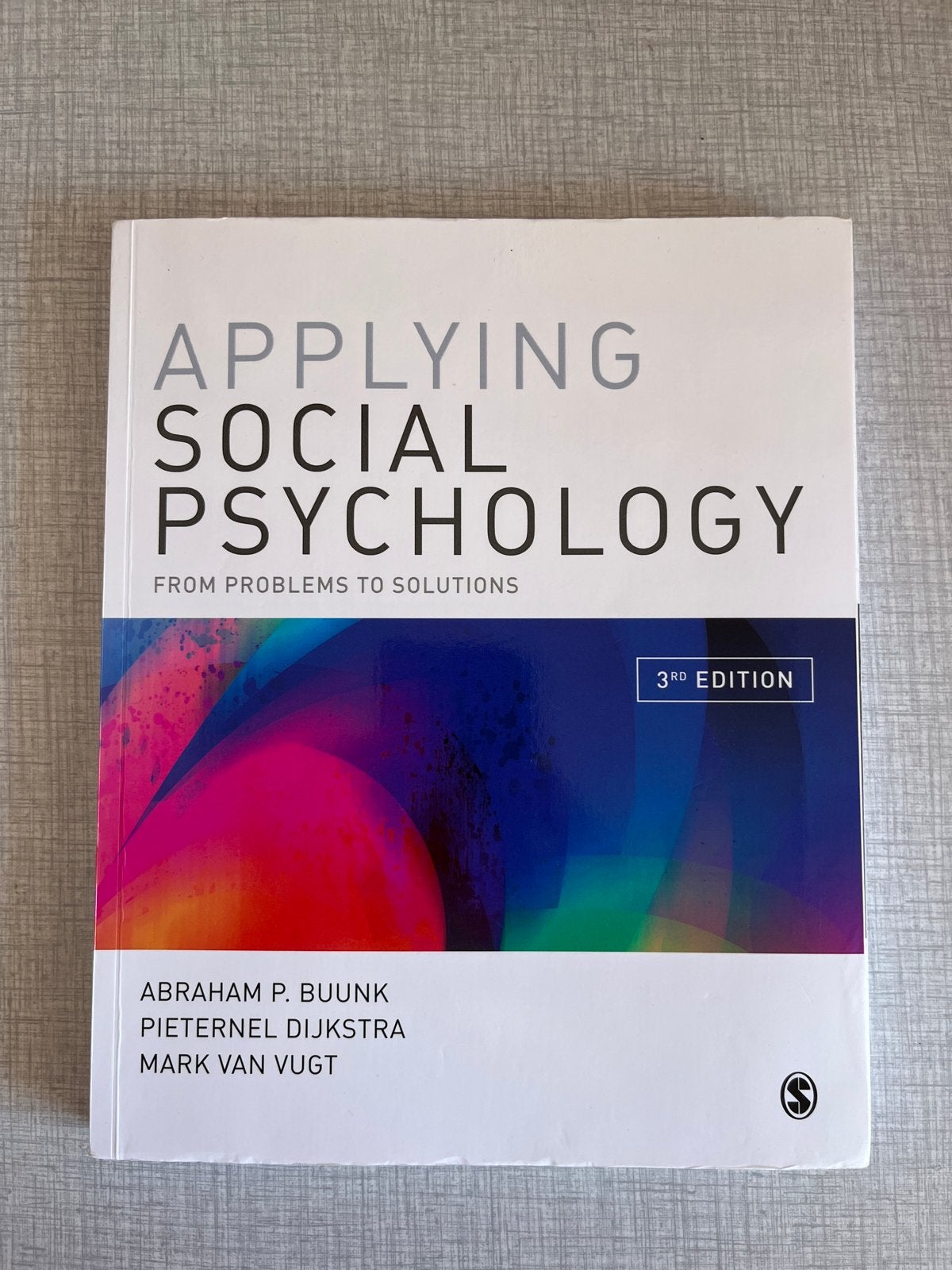 Applying Social Psychology - 3rd Edition, Ophalen of Verzenden, Gamma, Zo goed als nieuw, Niet van toepassing