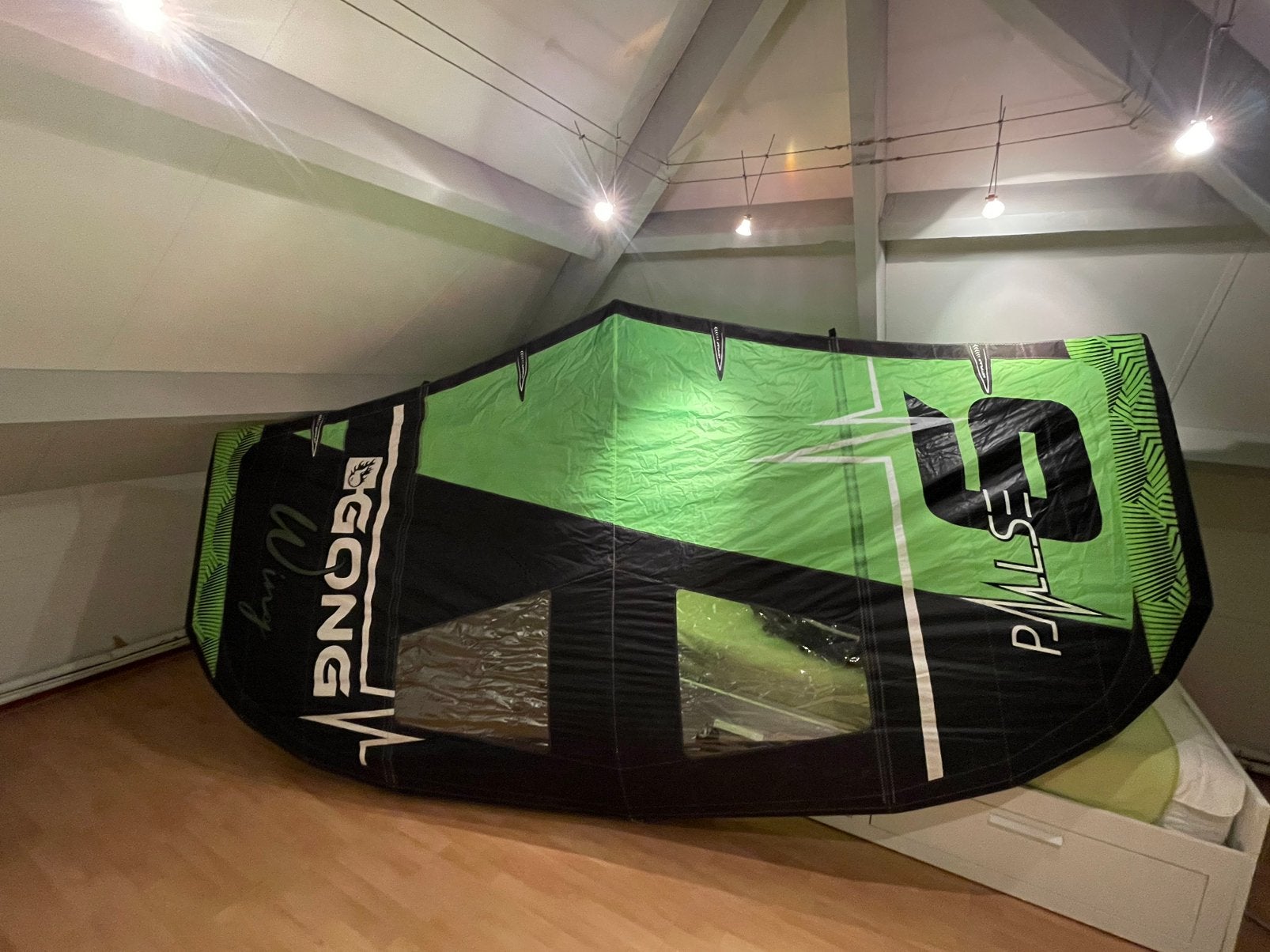 Gong Wing Pulse V2 6M Wingsurf-wing, Ophalen of Verzenden, Zo goed als nieuw, Wingsurf-wing