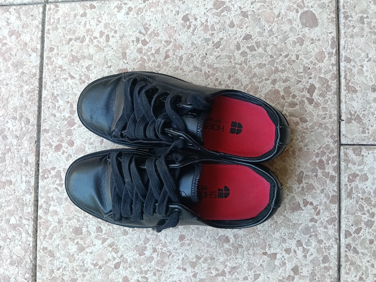 Zwarte Shoes For Crews antislip werkschoenen, Ophalen of Verzenden, Zo goed als nieuw, Zwart, Werkschoenen