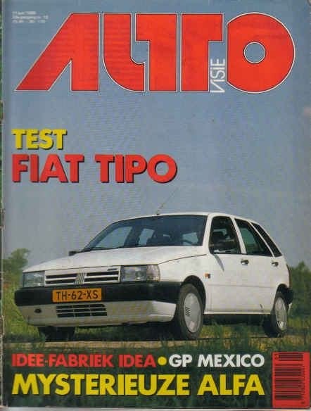 Autovisie 12 1988 : Saab 9000 Turbo - Alfa Romeo Sportiva, Ophalen of Verzenden, Gelezen, Algemeen