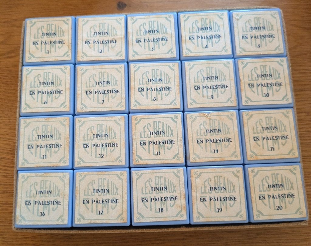 Tintin kuifje Zwarte Goud film fixes 35 mm toverlantaarn, Verzenden, Kuifje, Zo goed als nieuw, Overige typen