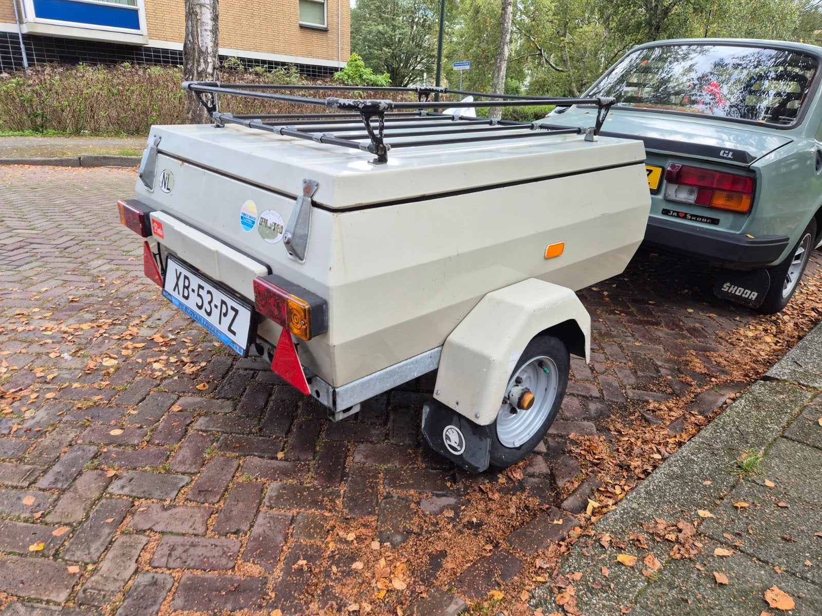 1986 Stema HP350 "Klaufix" aanhanger/bagagewagen, Auto diversen, Ophalen, Gebruikt