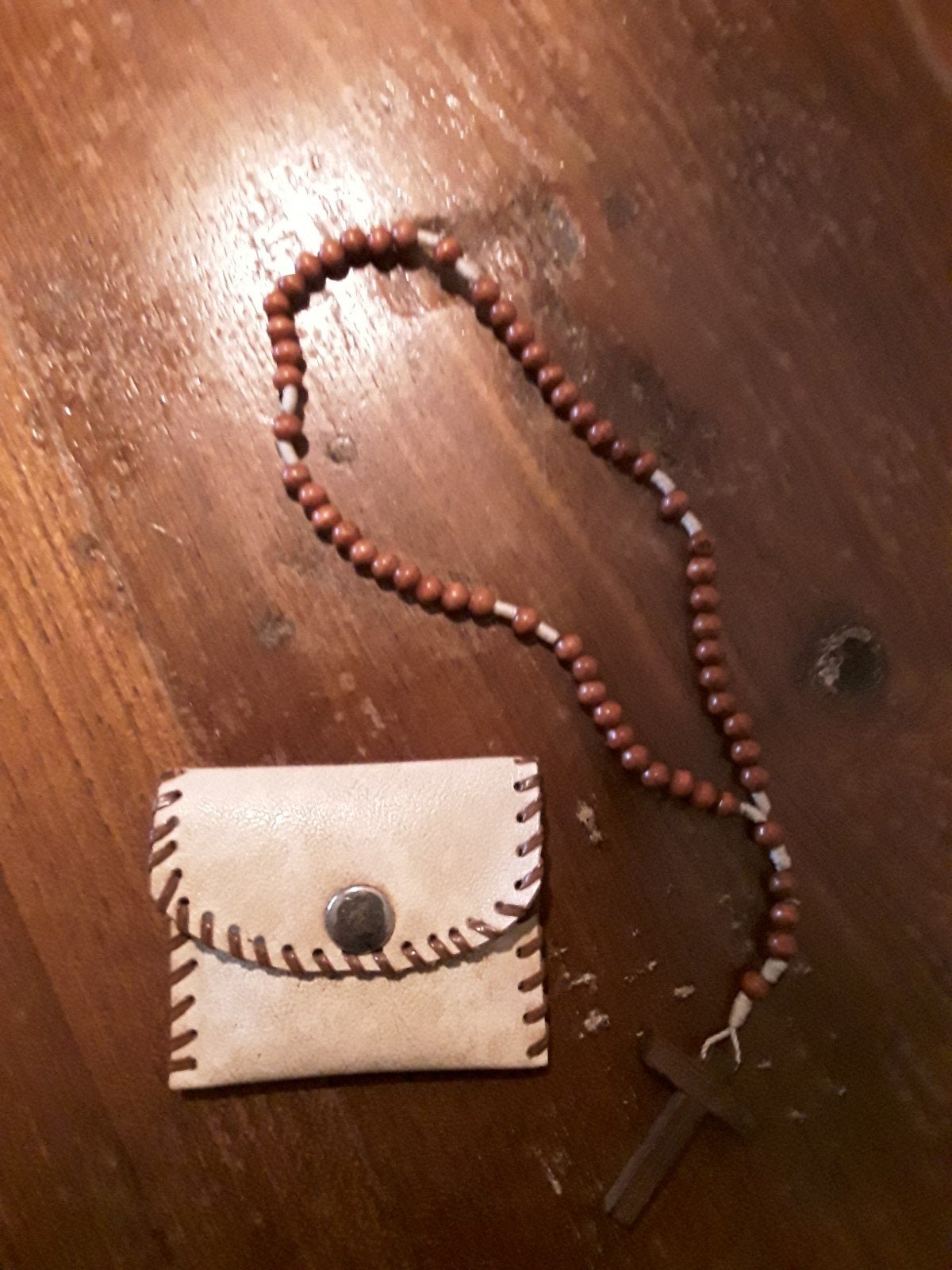Kleine zak rozenkrans in etui, Verzamelen, Religie, Ophalen of Verzenden, Christendom | Katholiek