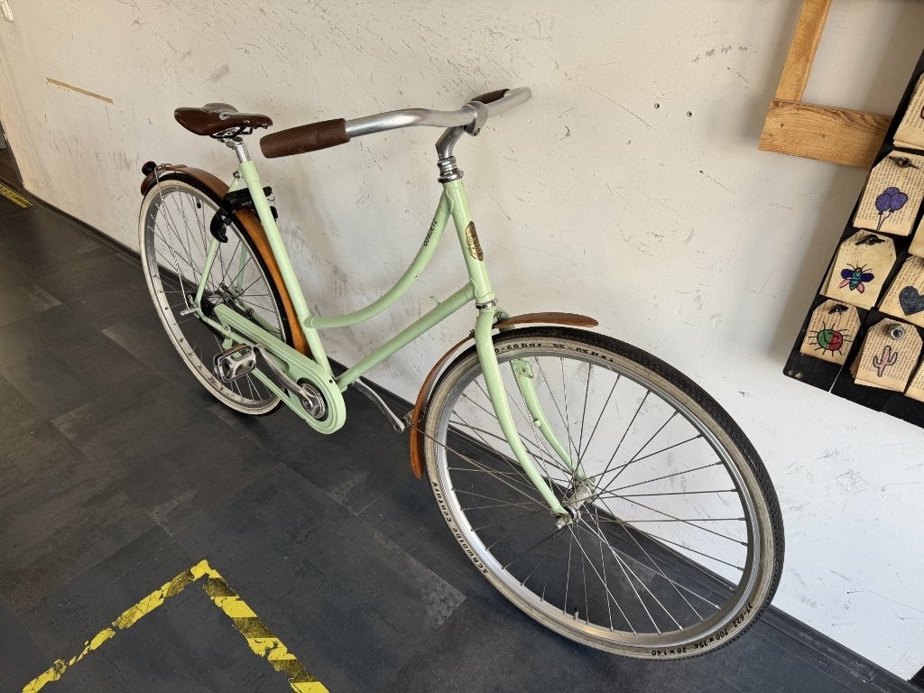 Roetz Road Ladies 56 cm met houten spatborden, Terugtraprem, Ophalen, Overige merken, 53 tot 56 cm