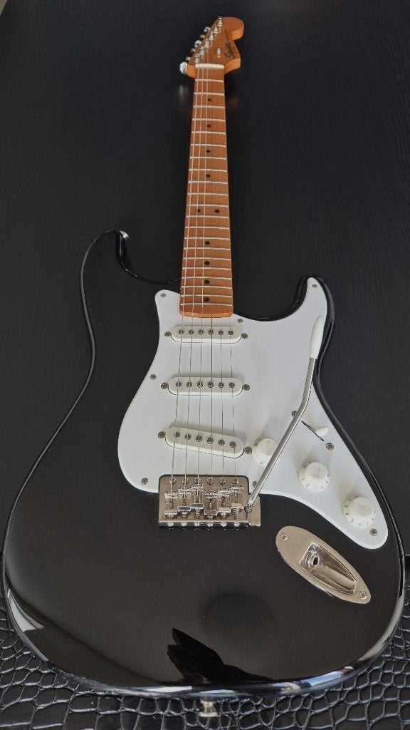 Squier CV 50s Strat MN BK, Ophalen, Zo goed als nieuw, Solid body, Fender