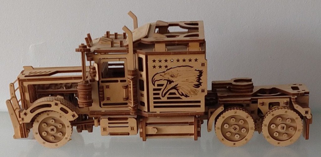 modelbouw Ugears Big Rig Truck, lang 37 cm,  volgnr 49, Ophalen of Verzenden, Nieuw
