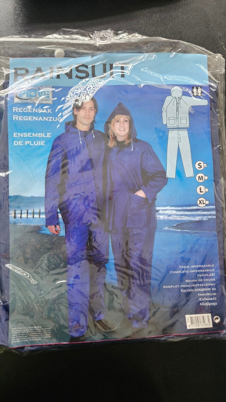 Nieuw Regenpak - Maat S, M, L, XL beschikbaar, Caravans en Kamperen, Ophalen of Verzenden, Nieuw, Regenbroek, Heren