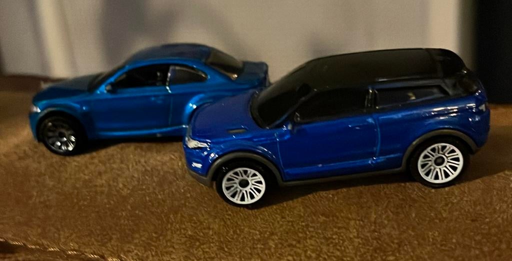 Matchbox Range Rover en BMW, Ophalen of Verzenden, Gebruikt, Auto