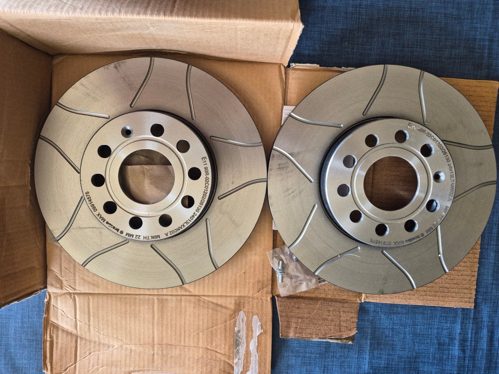 Brembo xtra remschijven en prime remblokken voor audi a3 8v, Ophalen of Verzenden, Nieuw, Audi