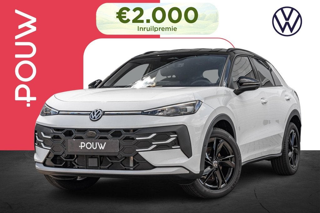 Volkswagen T-Roc 1.5 eTsi 115pk Style First Edition | Black, Auto's, Volkswagen, Bedrijf, Te koop, T-Roc, 360° camera, ABS, Achteruitrijcamera