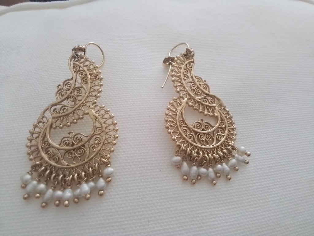 Oorbellen gass, Sieraden, Tassen en Uiterlijk, Oorbellen, Overige materialen, Hangers, Ophalen of Verzenden, Zo goed als nieuw