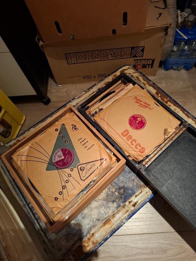 bakeliet platen incl. afspeler, Antiek en Kunst, Ophalen