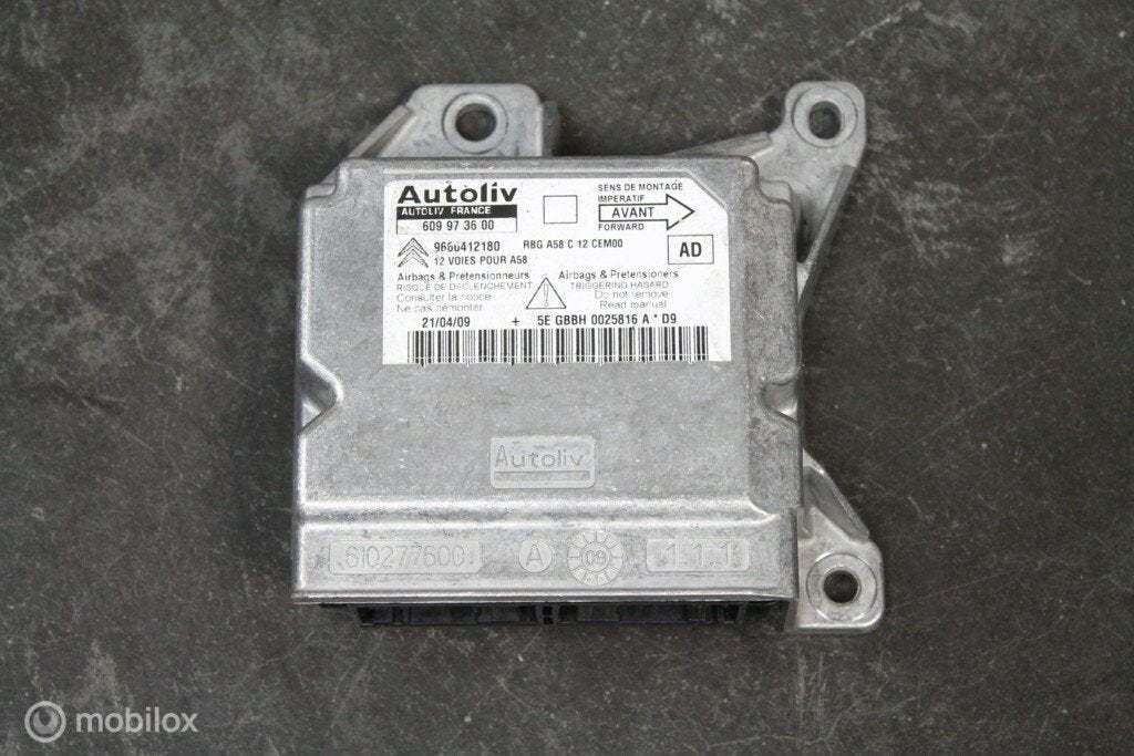 Airbag module Citroen C3 (2009), Gebruikt, Ophalen of Verzenden