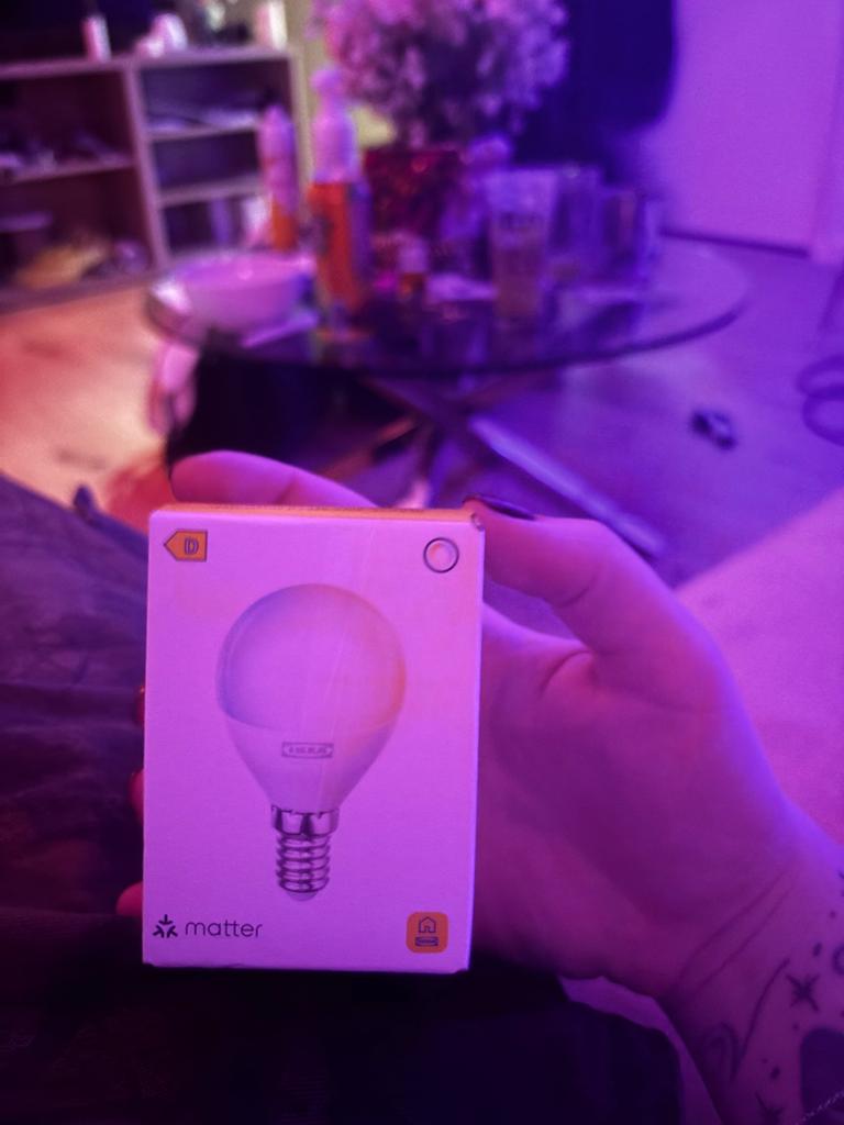 IKEA KAJPLATS E14 LED-lamp 806 lm, 60W equivalent, Led-lamp, 60 watt of meer, E14 (klein), Nieuw