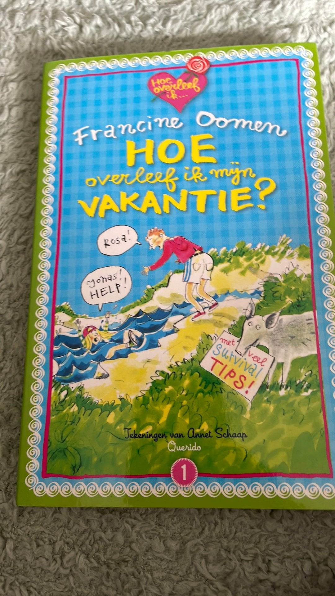 Francine Oomen - Hoe overleef ik mijn vakantie?, Ophalen of Verzenden, Zo goed als nieuw, Francine Oomen