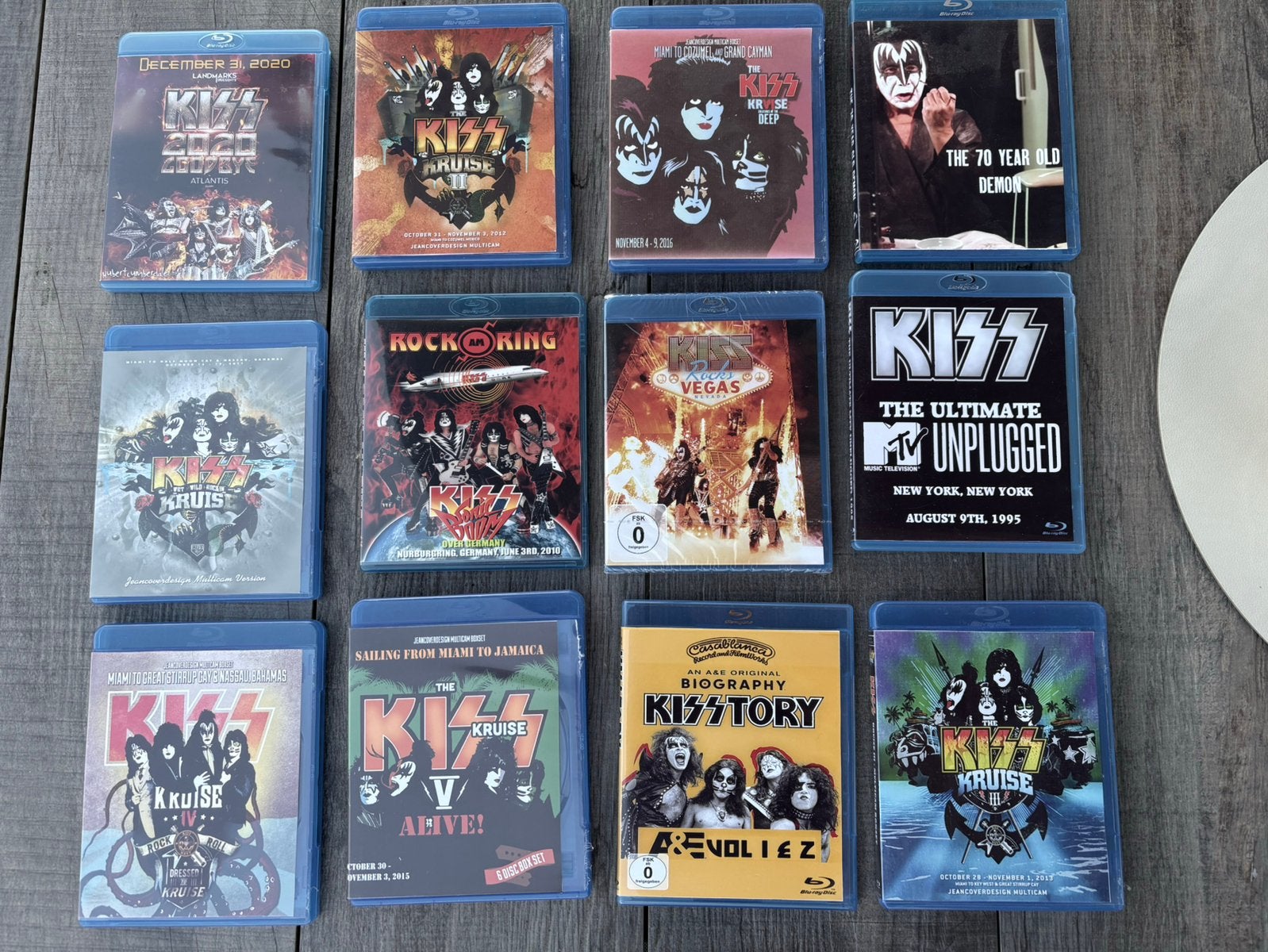 KISS Blue ray DVD's Prijs op aanvraag, Cd's en Dvd's, Blu-ray, Ophalen of Verzenden, Zo goed als nieuw