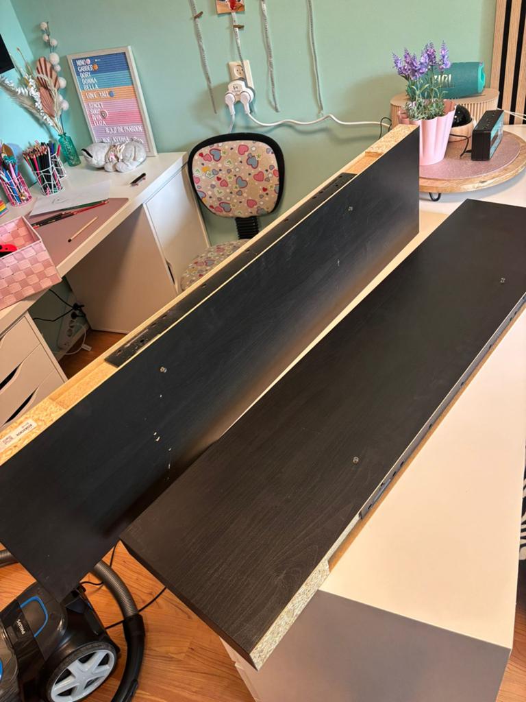 2 x ikea lack planken 110 cm., Ophalen, Gebruikt