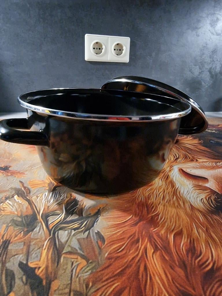 Braadpan, Ophalen of Verzenden, Zo goed als nieuw, Gietijzer, Koekenpan of Braadpan