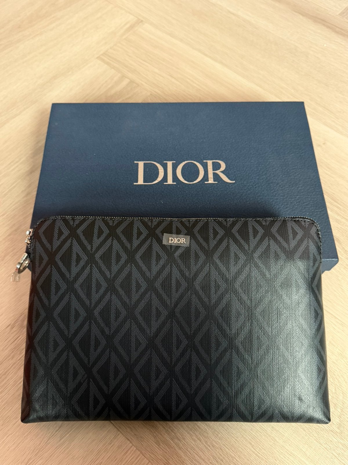 Dior tas man, 30 cm of meer, Zwart, Minder dan 35 cm, Ophalen of Verzenden
