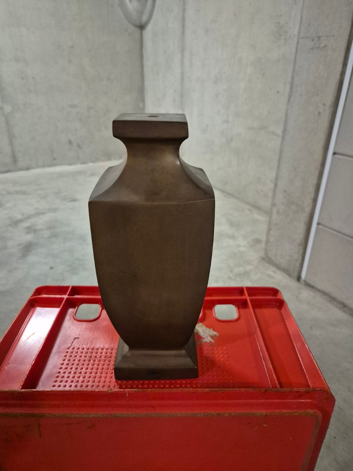Zware Bronzen Schemerlamp Voet - 30 cm Hoog, Ophalen of Verzenden