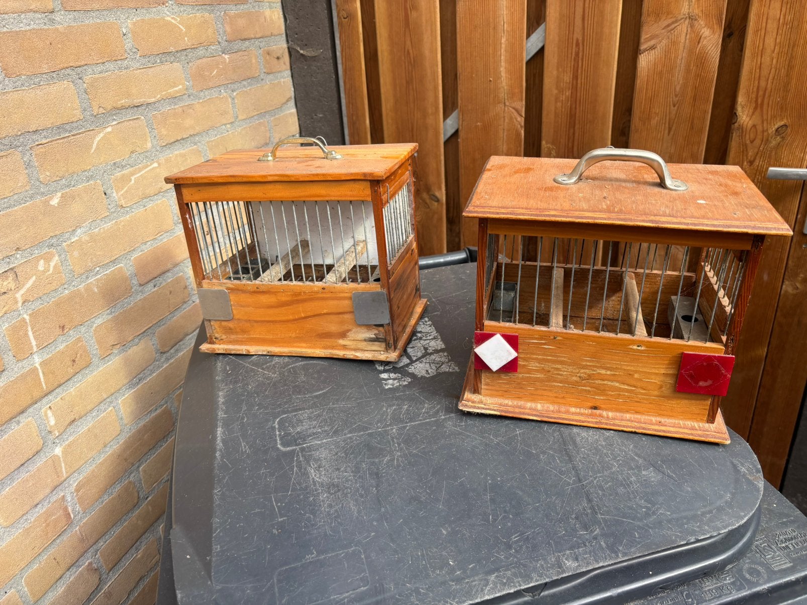 Zangkooi, Dieren en Toebehoren, Ophalen, Gebruikt, Hout, Vogelkooi