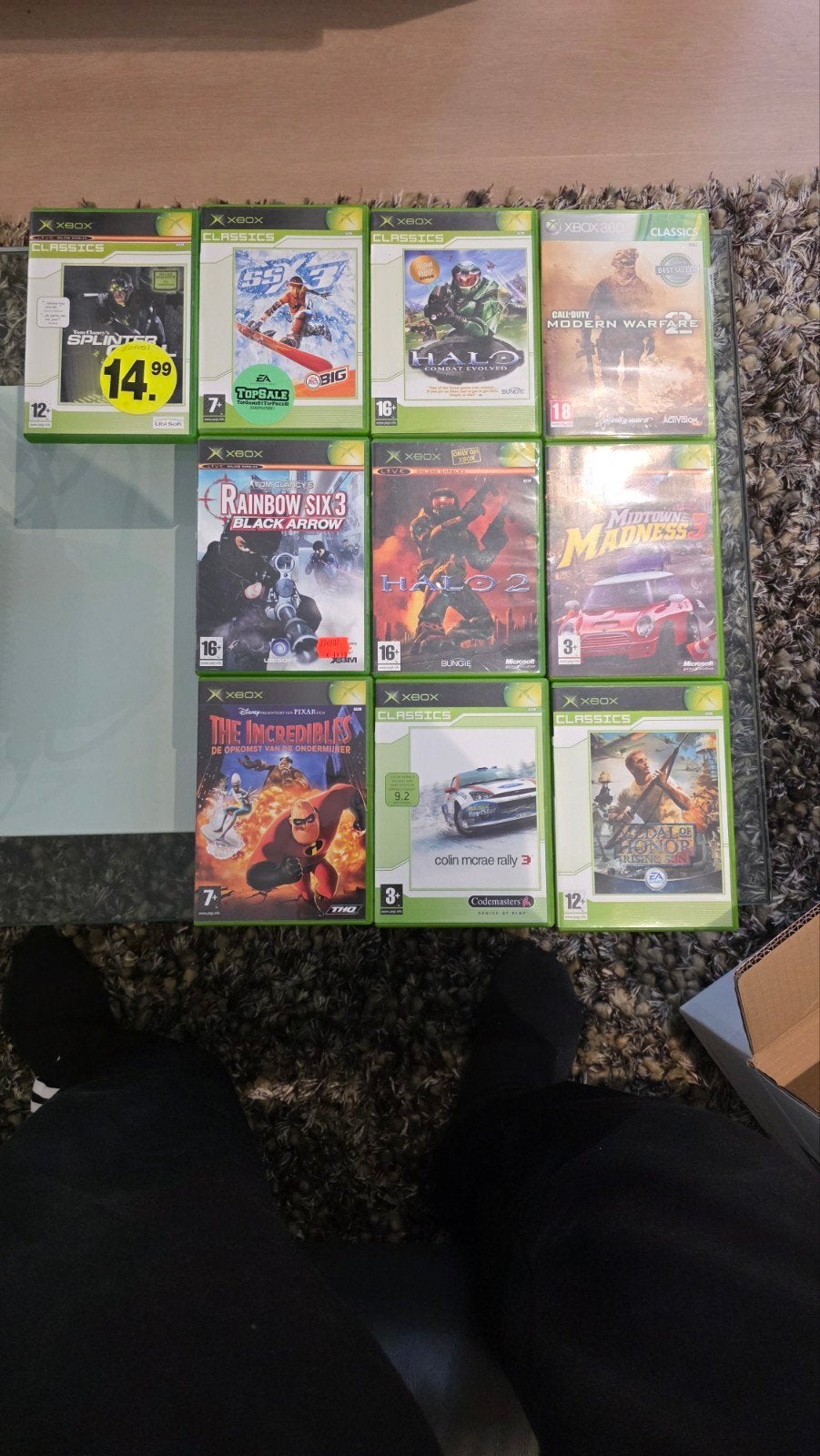 Xbox Games Bundel: Halo, Rainbow Six, Splinter Cell en meer, Ophalen, Online, Gebruikt, Vanaf 18 jaar