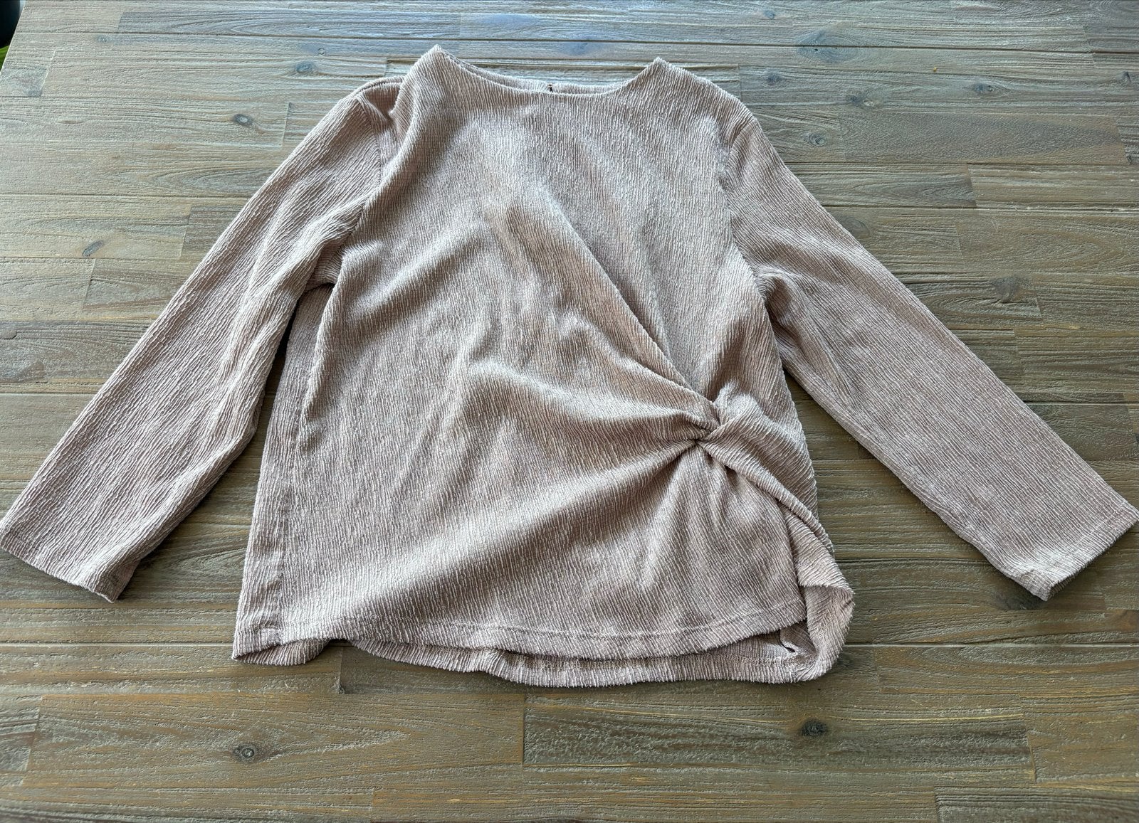 H&M Poederroze Shirt Driekwartmouw Maat M, Maat 38/40 (M), Ophalen of Verzenden, Zo goed als nieuw, Lange mouw