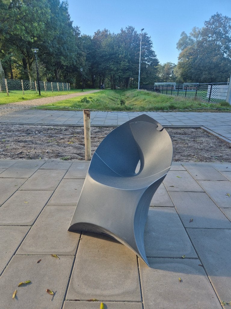 Flex opvouwbare stoelen, Kunststof, Gebruikt, Ophalen of Verzenden, Grijs